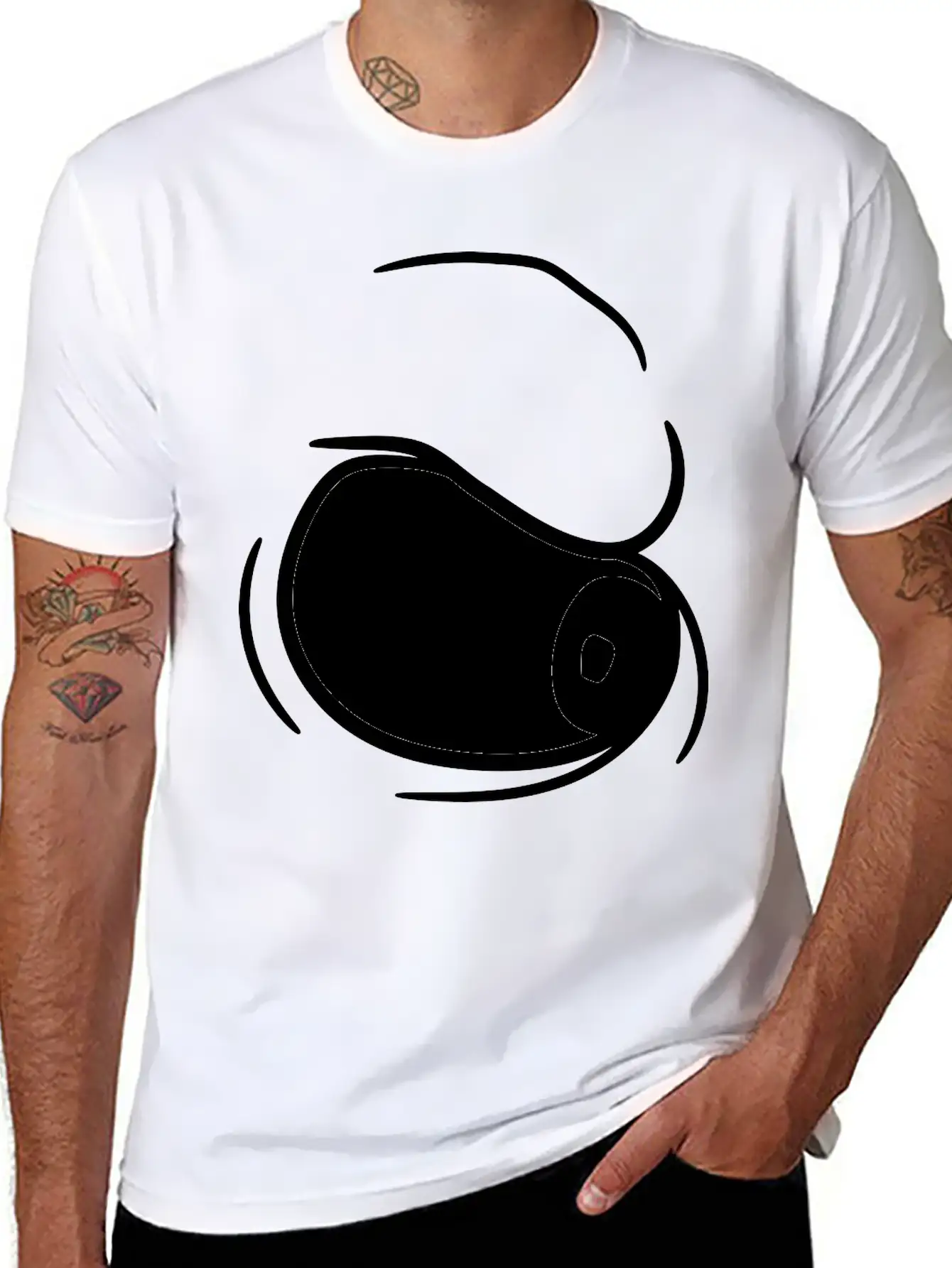 1 Eye Toss On You Look Upset Staring Disgust Pisse Comfortable Minimalist Graphic Tee – Summer Style Essential