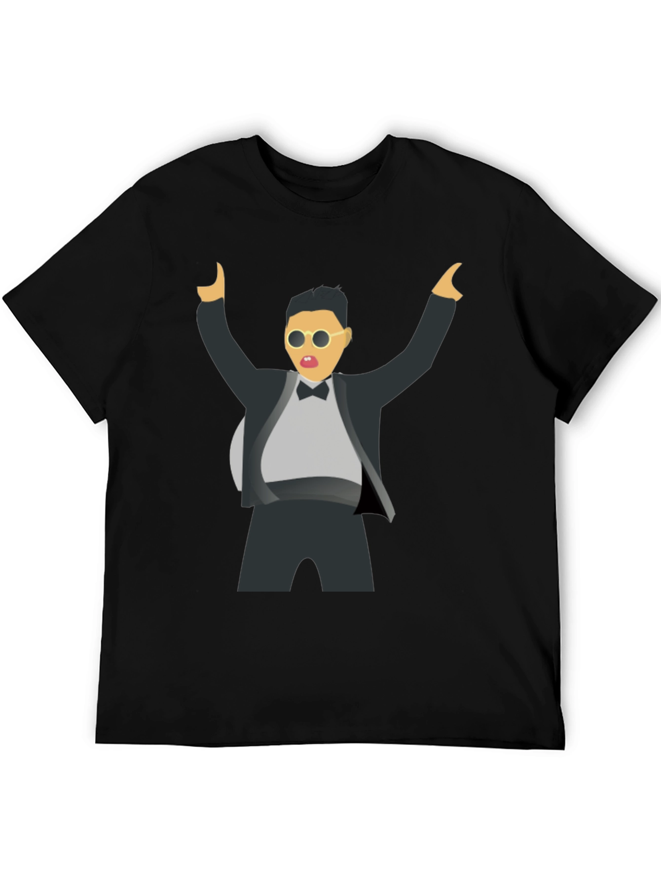 Cartoon Gangnam Style Graphic Tee