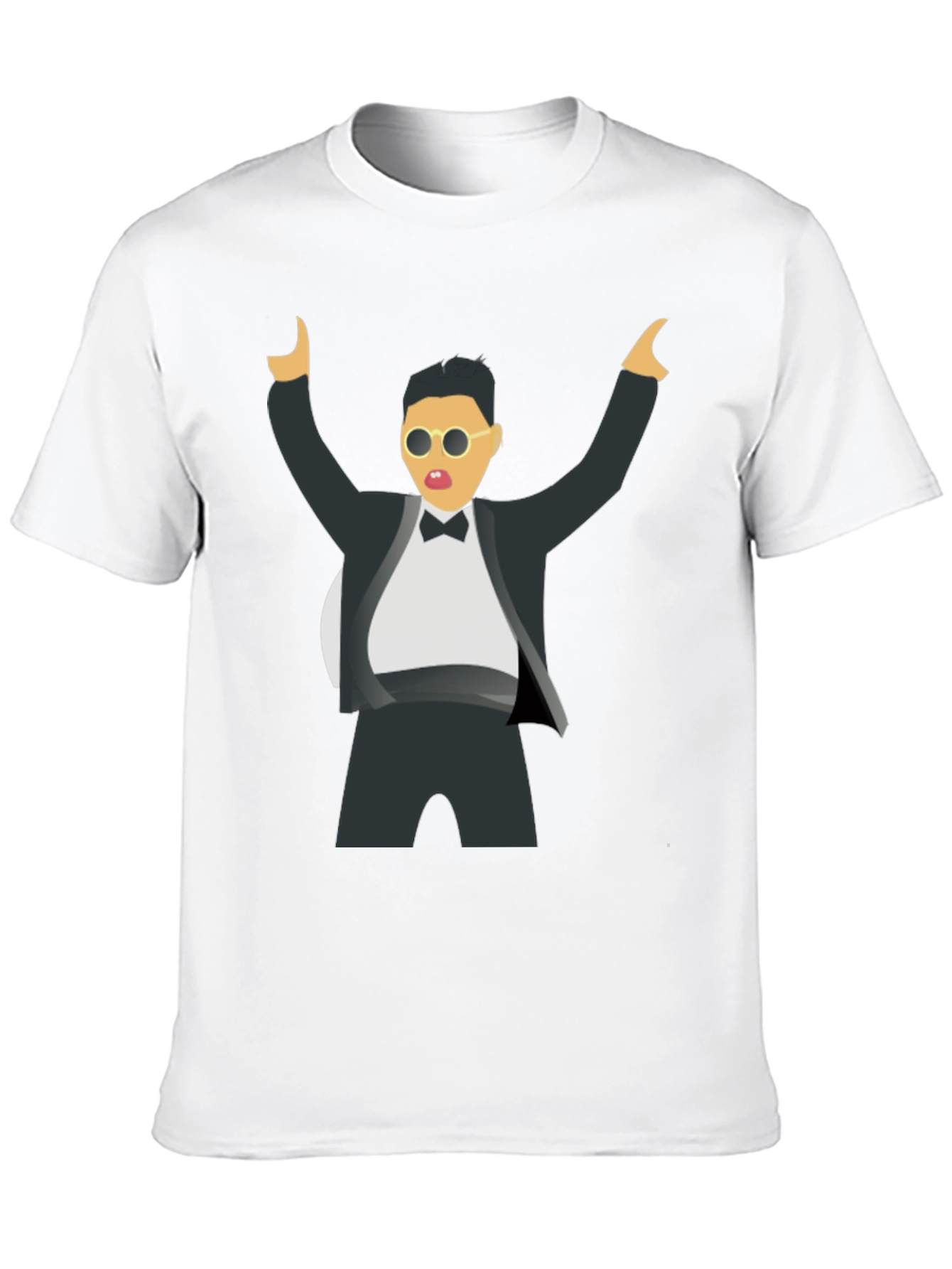 Cartoon Gangnam Style Graphic Tee