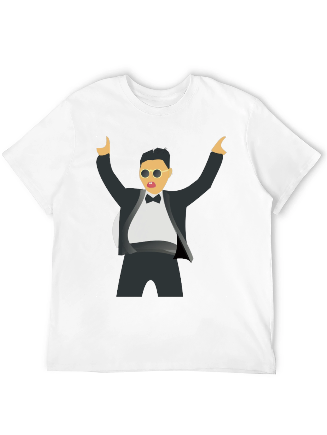 Cartoon Gangnam Style Graphic Tee