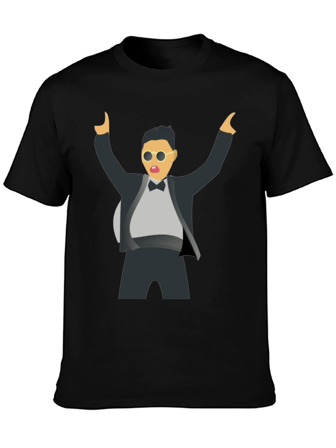 Cartoon Gangnam Style Graphic Tee