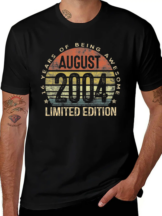 16 Years Of Being Awesome Bday N Comfortable Minimalist Graphic Tee – Summer Style Essential
