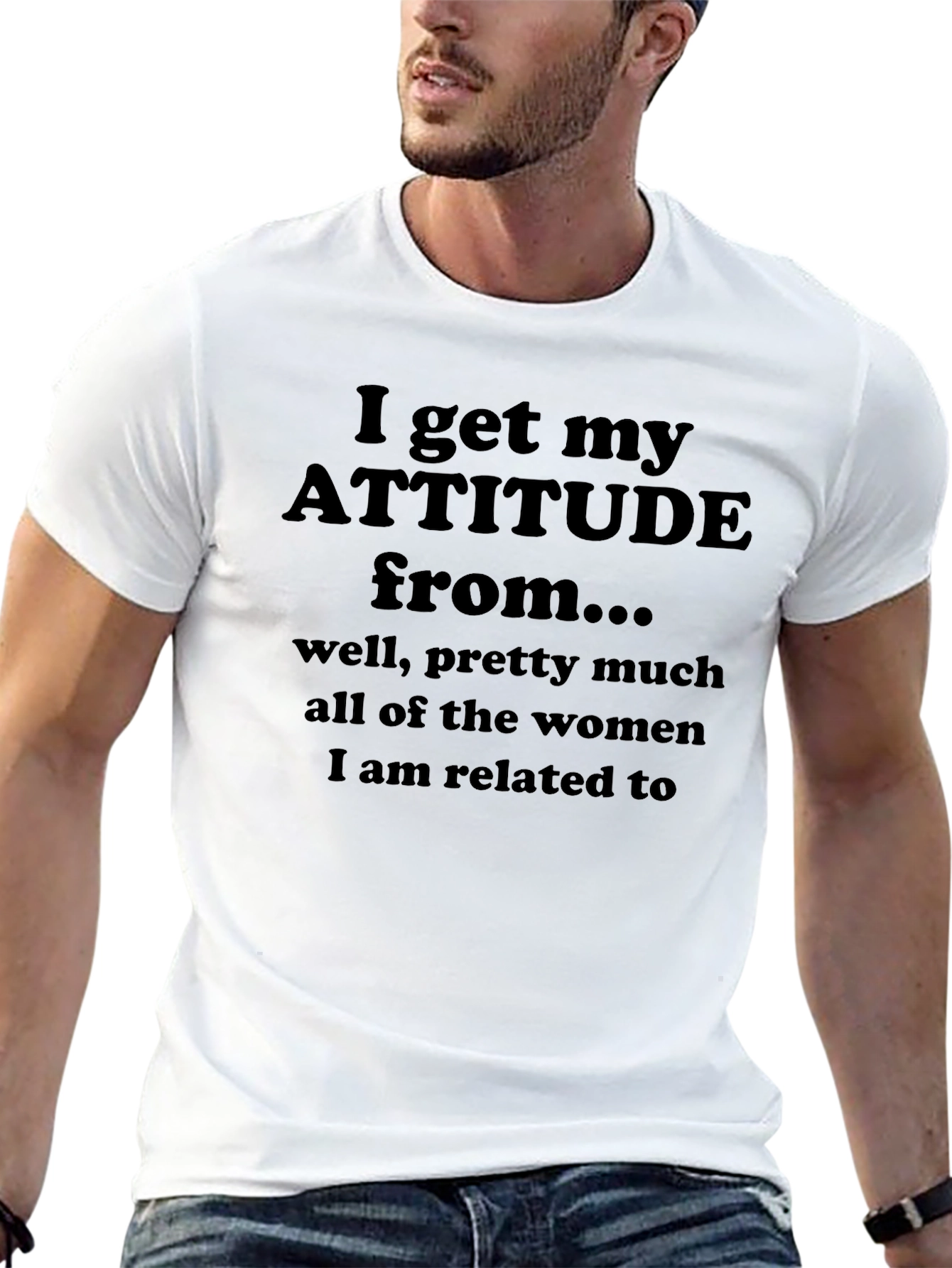 Funny Attitude T-Shirt for Men