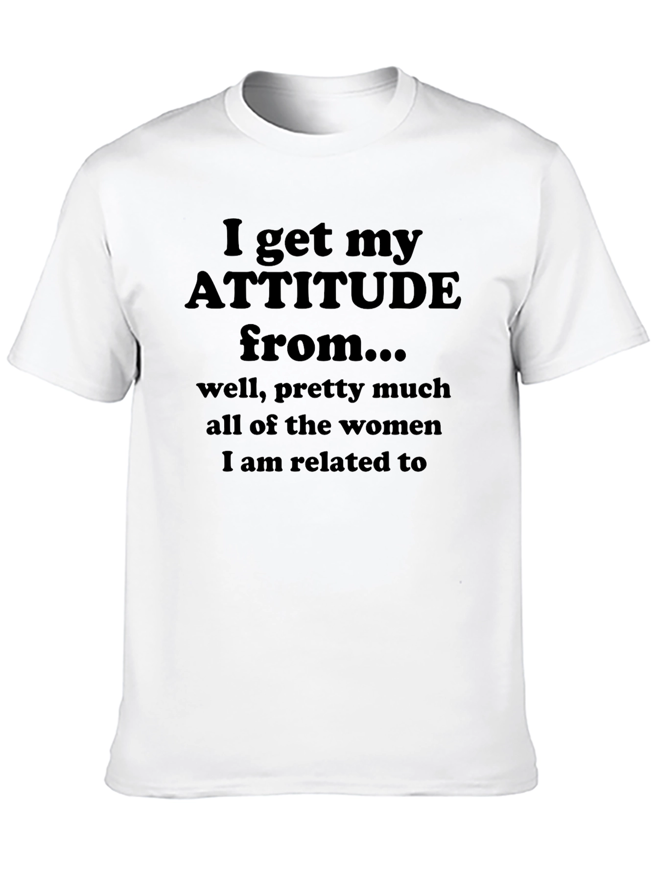 Funny Attitude T-Shirt for Men