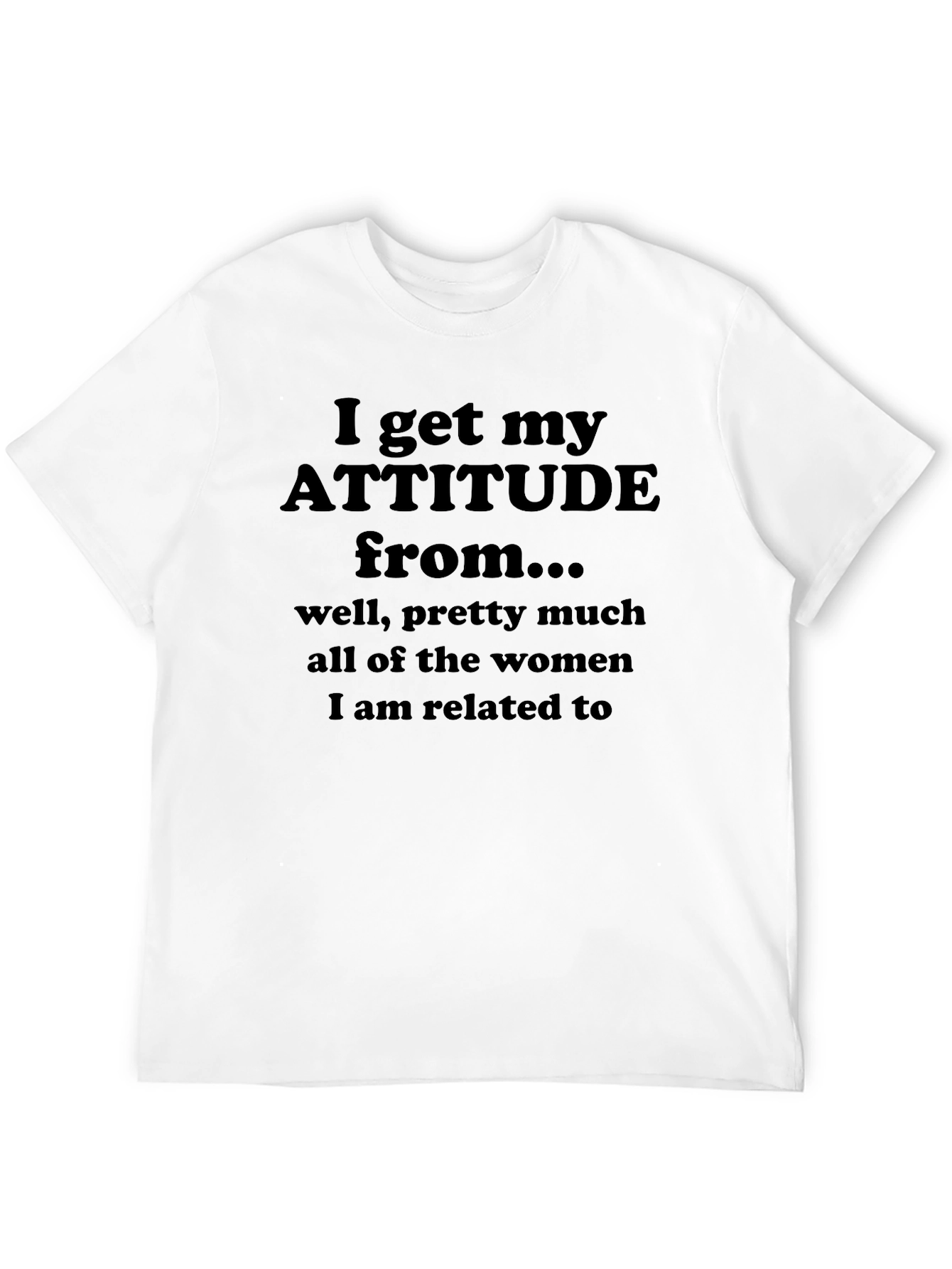 Funny Attitude T-Shirt for Men