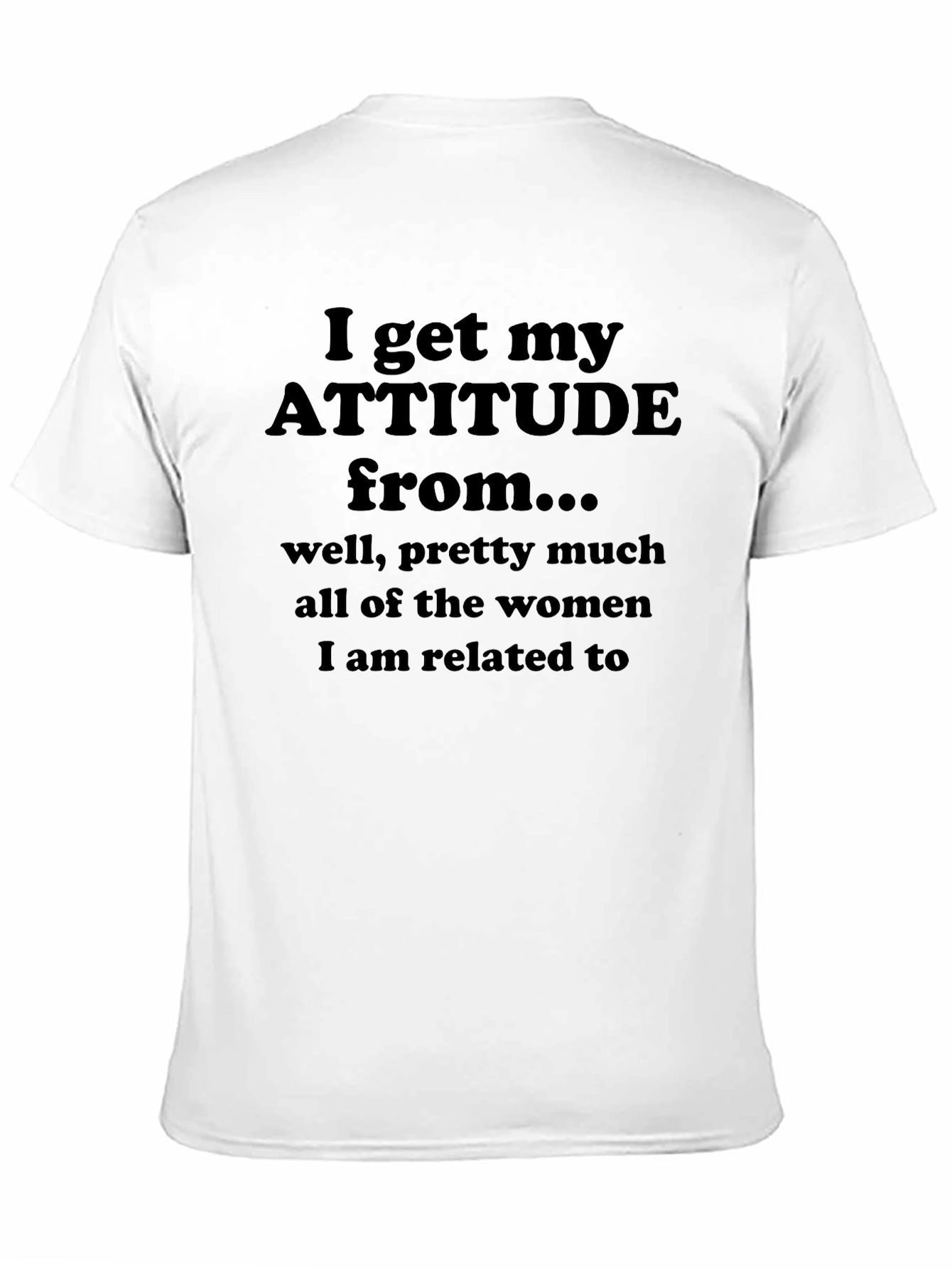Funny Attitude T-Shirt for Men