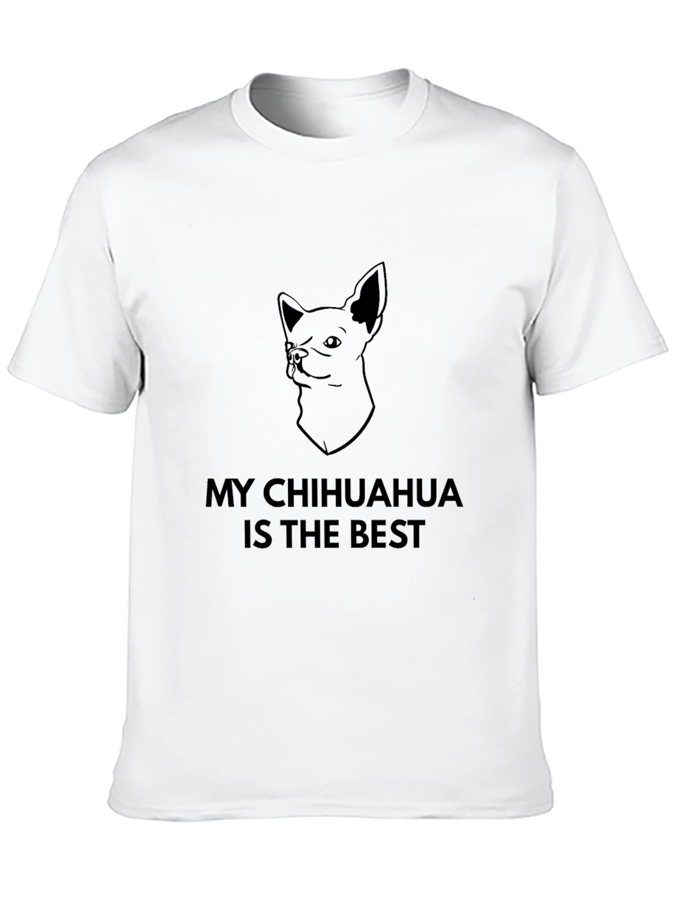 My Chihuahua Is the Best Mens Black T-Shirt