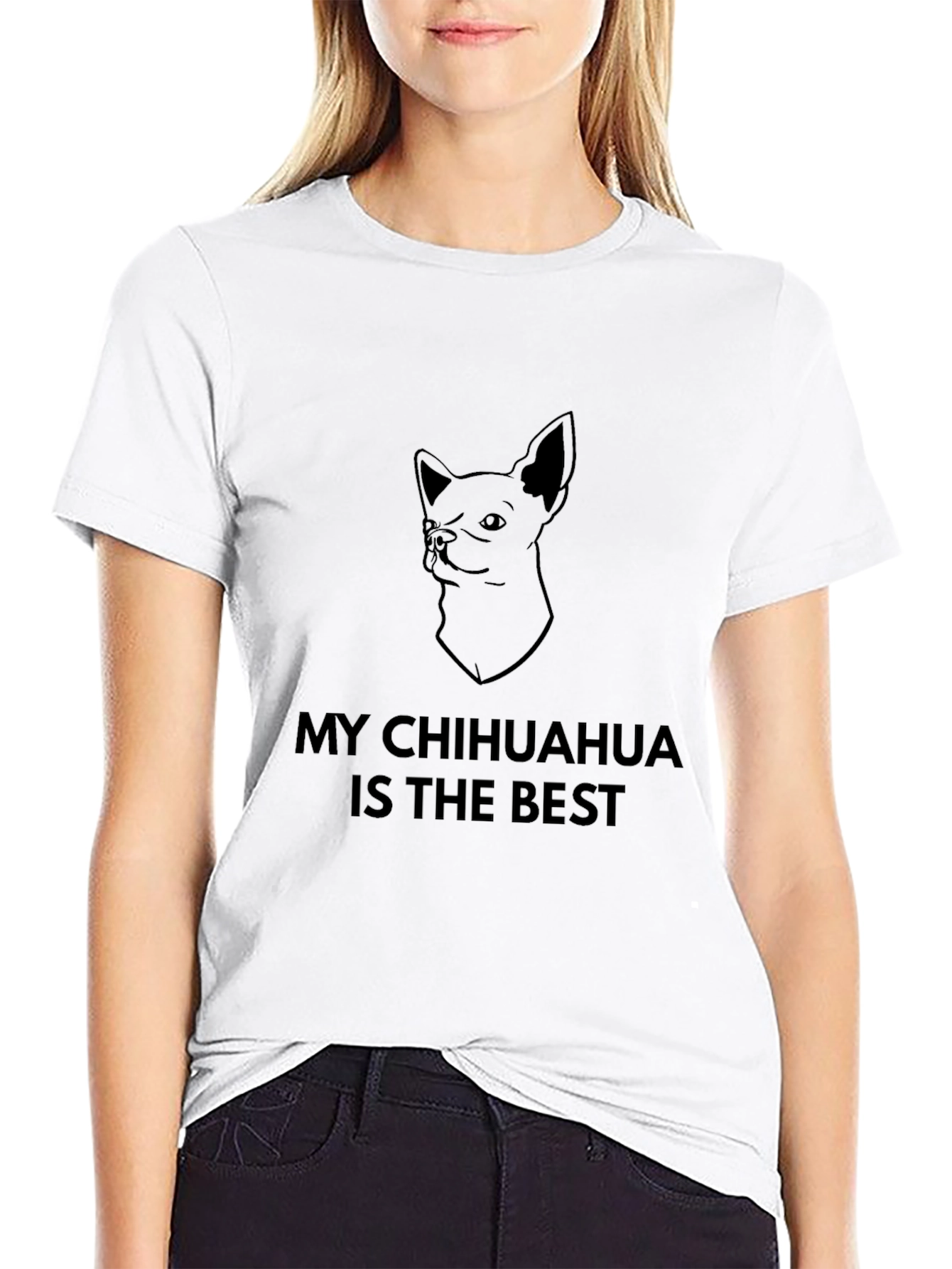 My Chihuahua Is the Best Mens Black T-Shirt