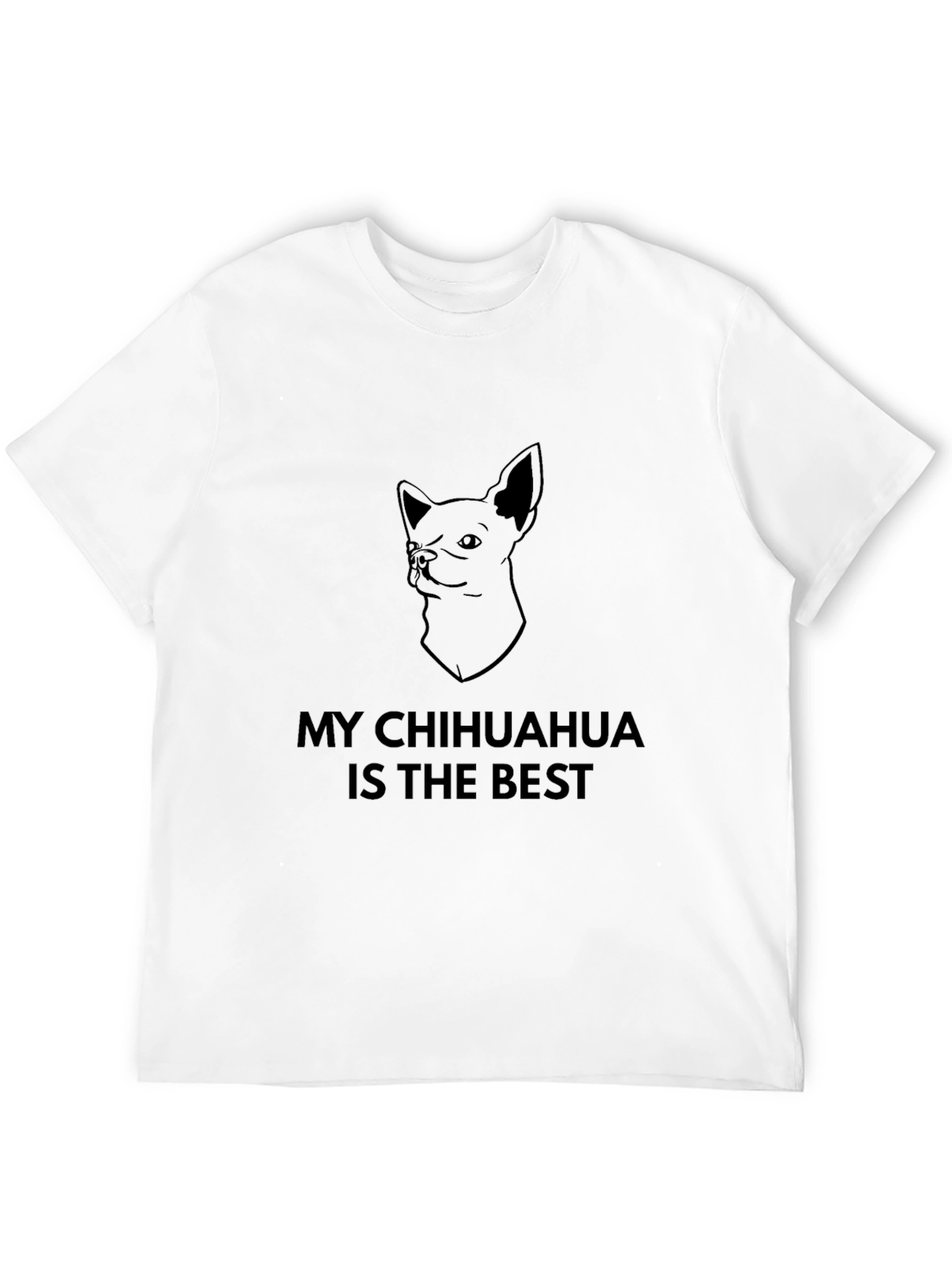 My Chihuahua Is the Best Mens Black T-Shirt