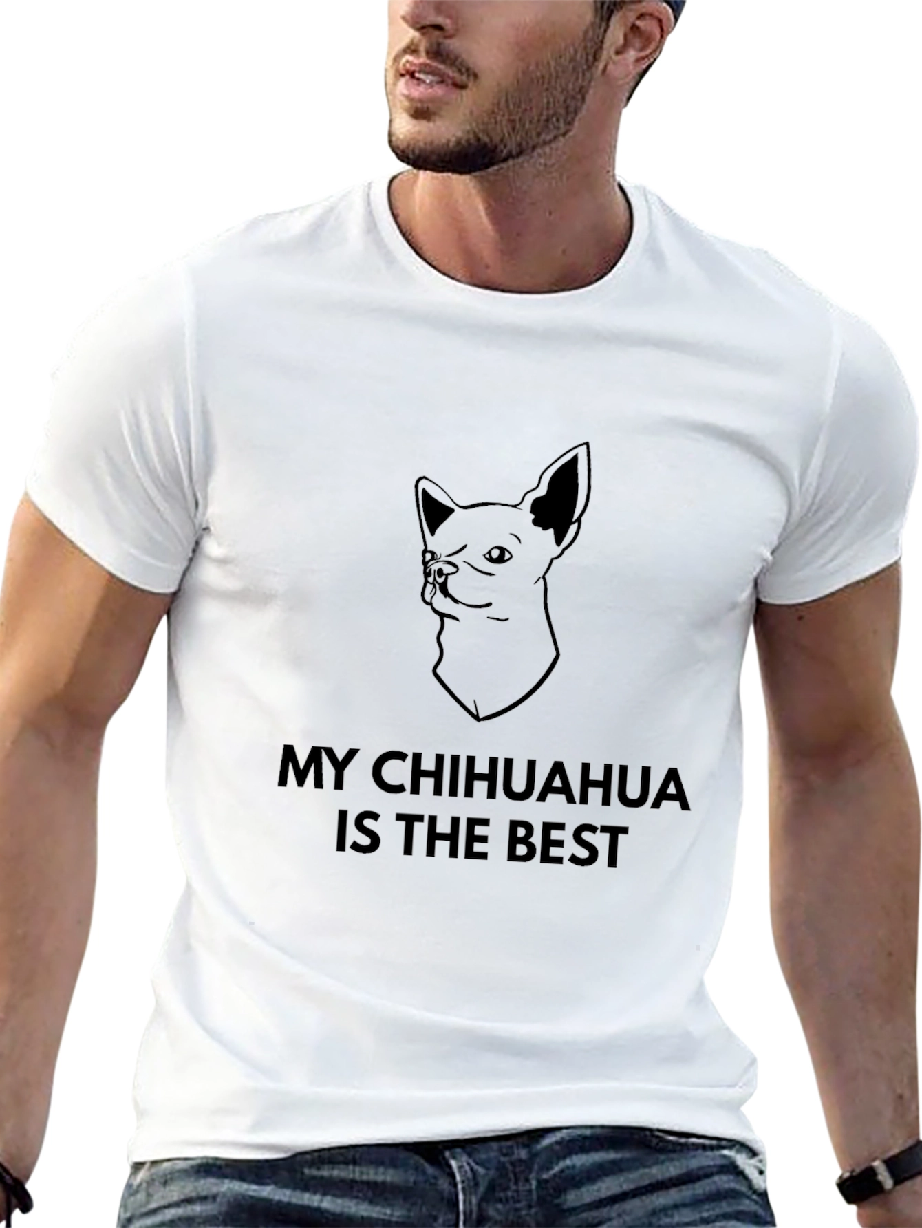 My Chihuahua Is the Best Mens Black T-Shirt