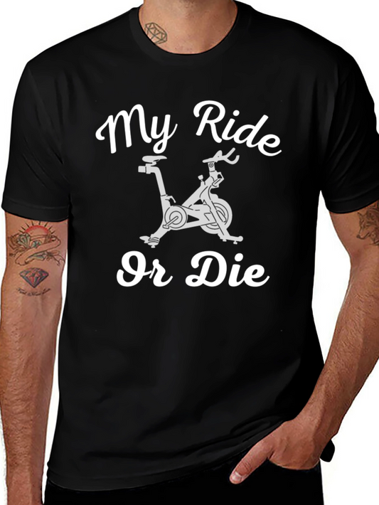 My Ride Or Die T-Shirt - Spin Class Apparel