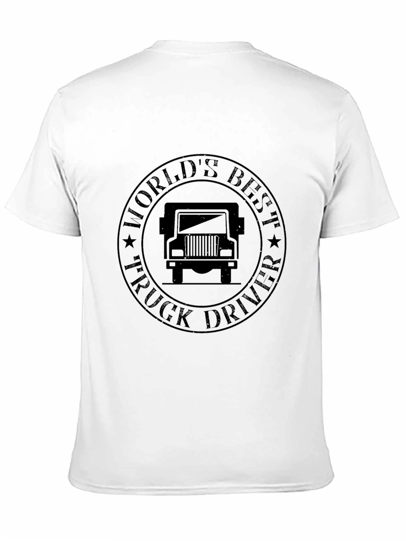 Worlds Best Truck Driver Black T-Shirt