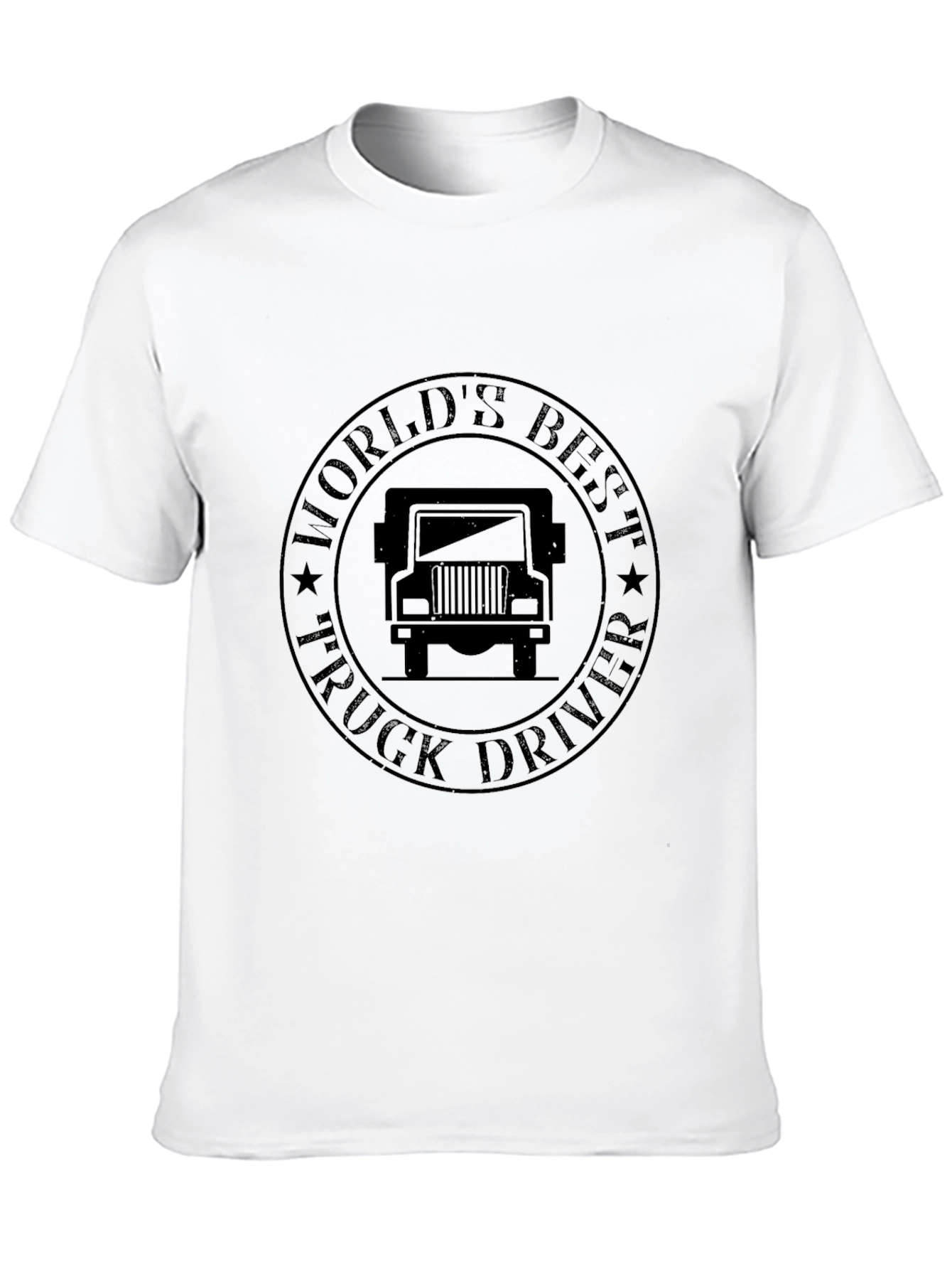 Worlds Best Truck Driver Black T-Shirt