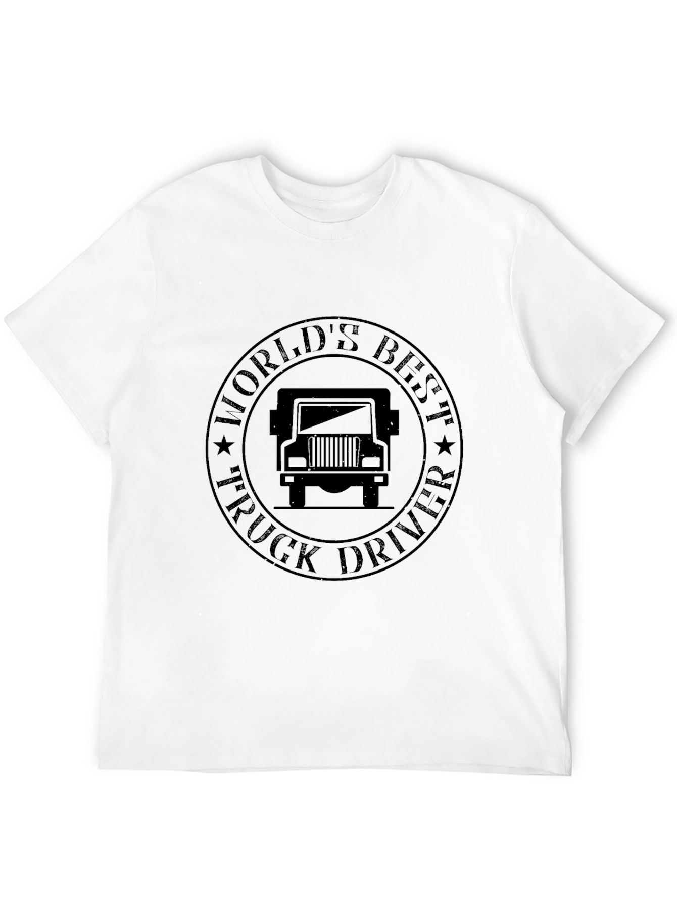 Worlds Best Truck Driver Black T-Shirt