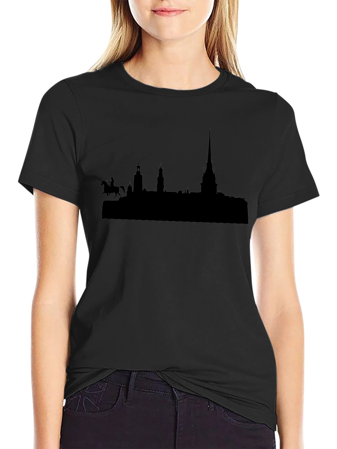Stockholm Silhouette Black T-Shirt