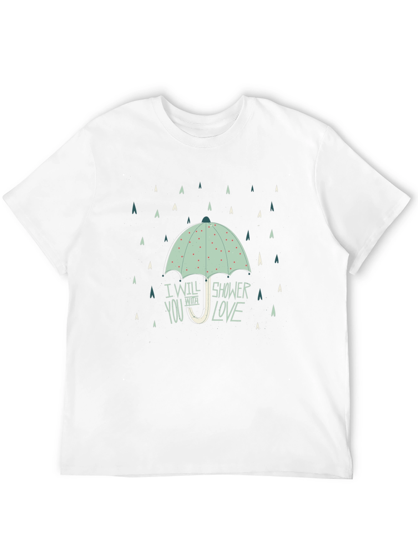Shower With Love Graphic Tee - Black
