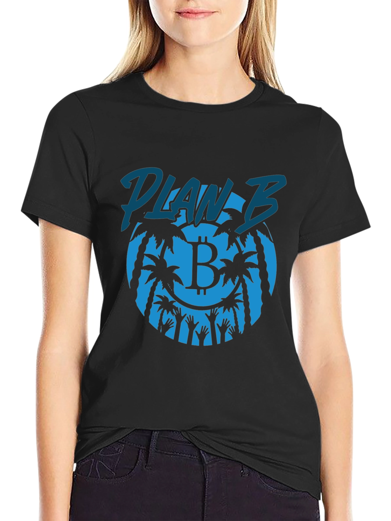 Plan B Bitcoin Graphic Tee - Crypto Enthusiast Shirt