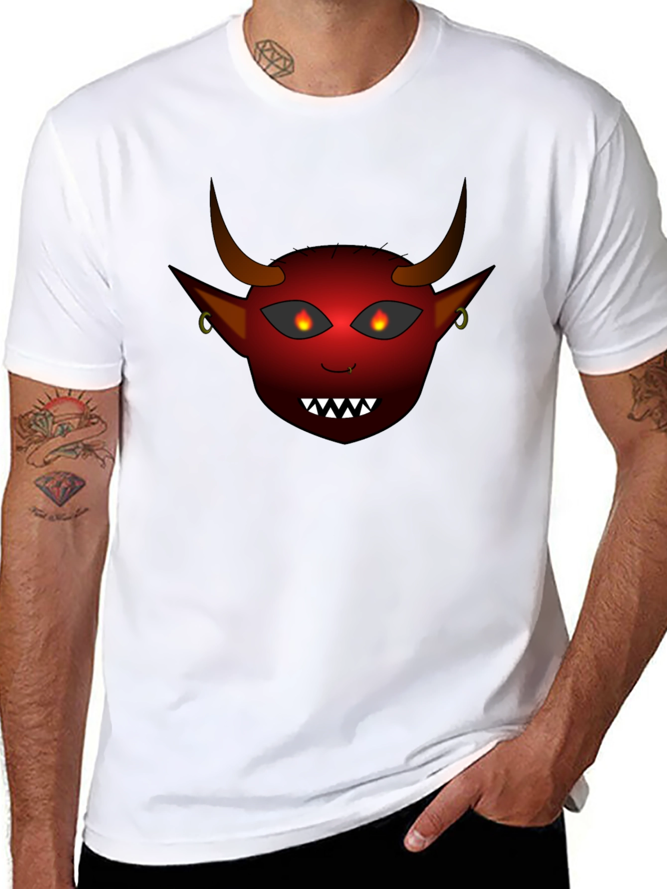 Devil Graphic Black T-Shirt