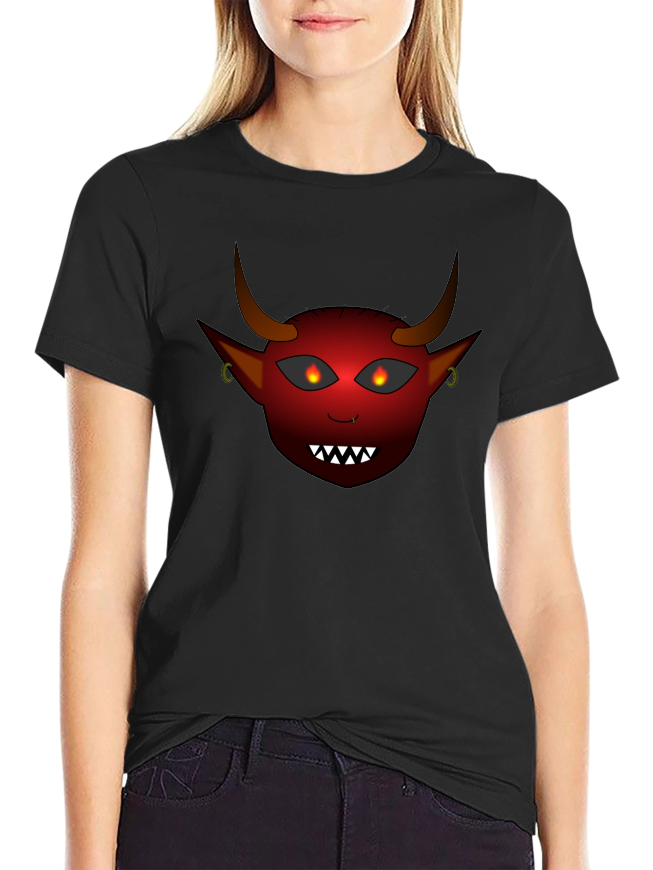 Devil Graphic Black T-Shirt