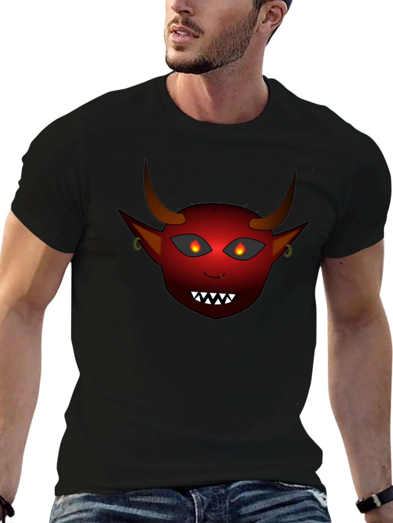 Devil Graphic Black T-Shirt