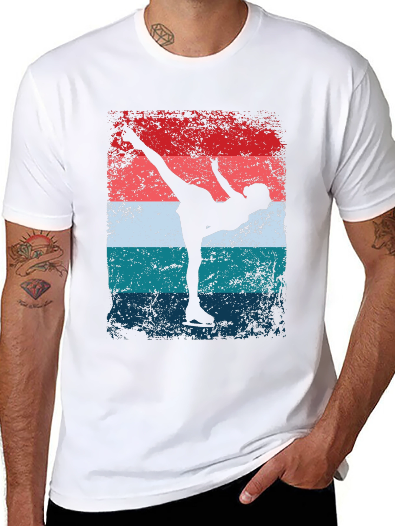 Figure Skating Retro T-Shirt