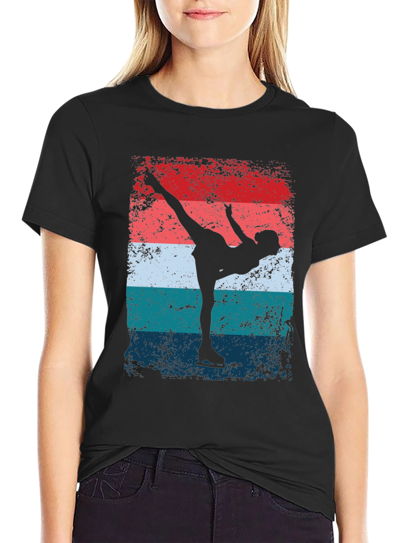 Figure Skating Retro T-Shirt