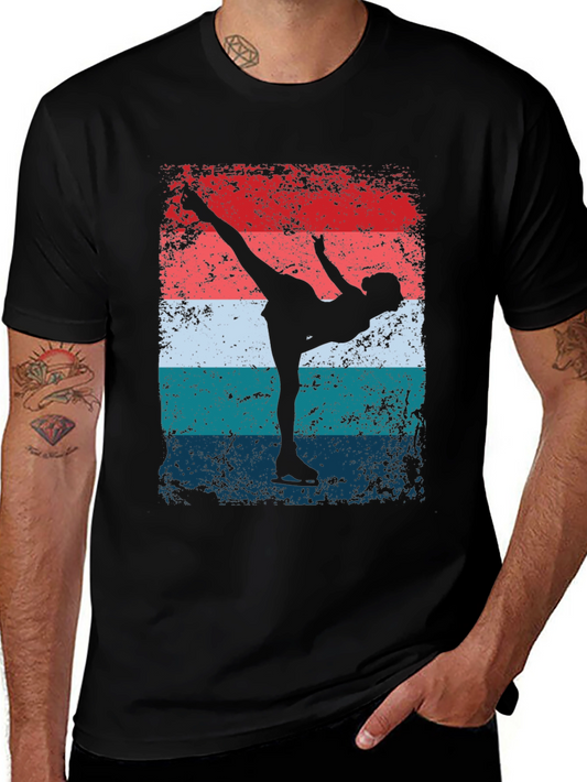 Figure Skating Retro T-Shirt