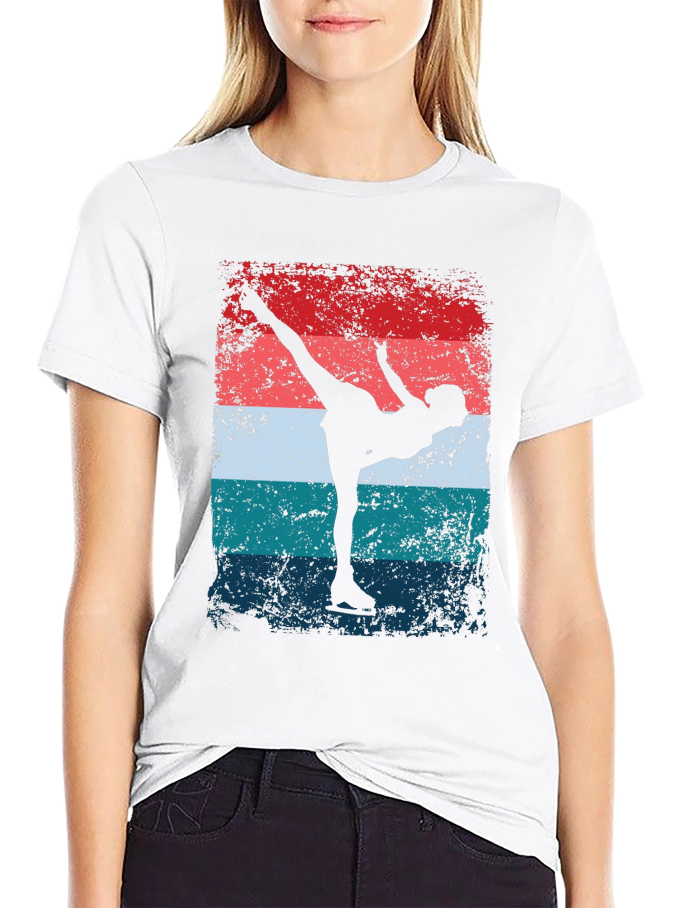 Figure Skating Retro T-Shirt