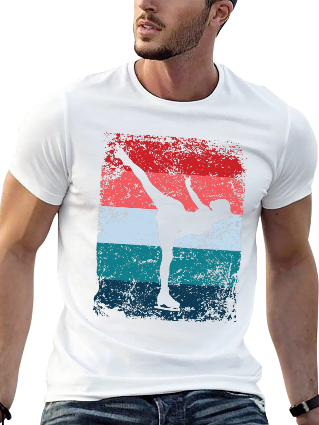 Figure Skating Retro T-Shirt