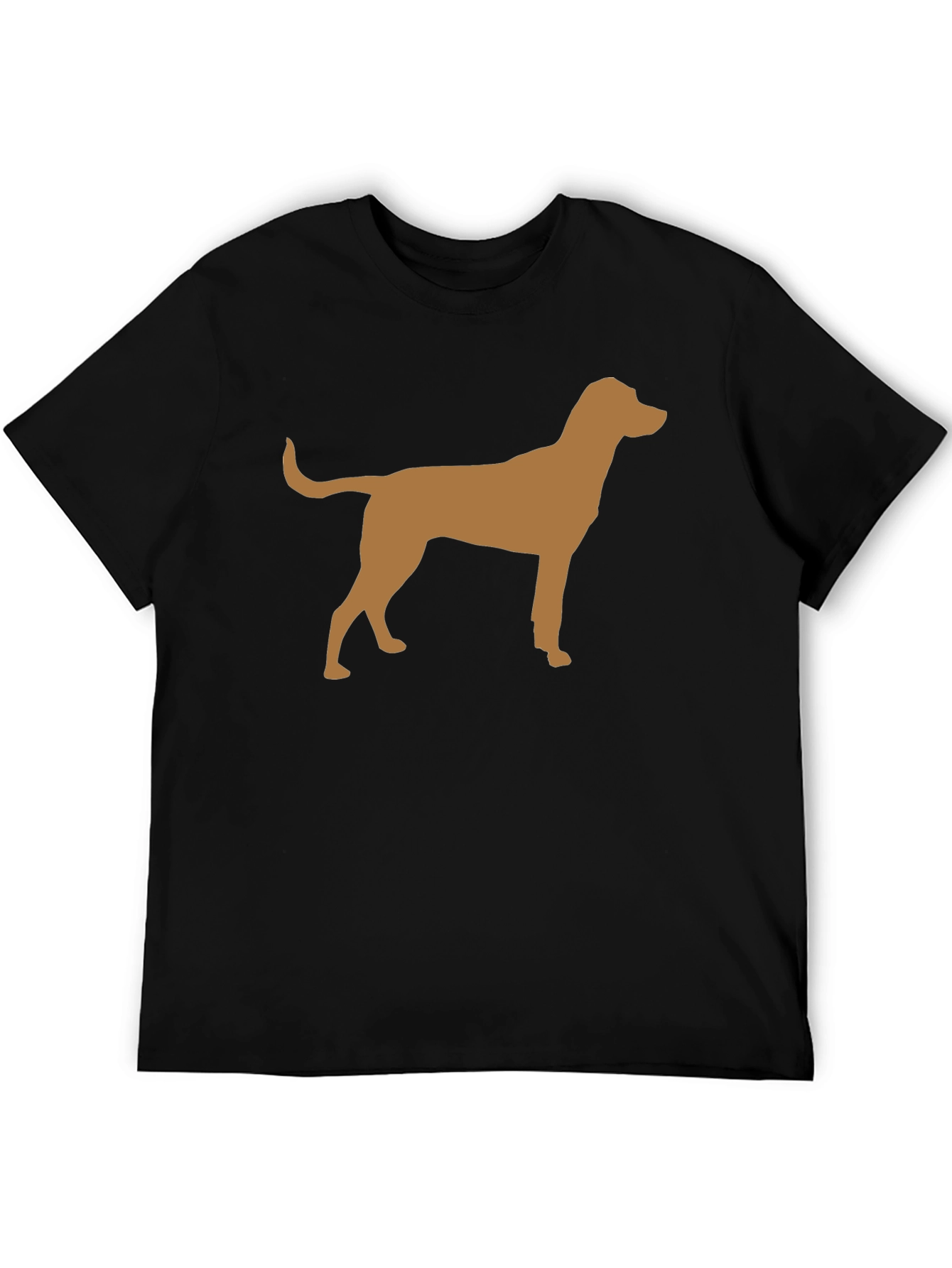 Dog Silhouette Black T-Shirt