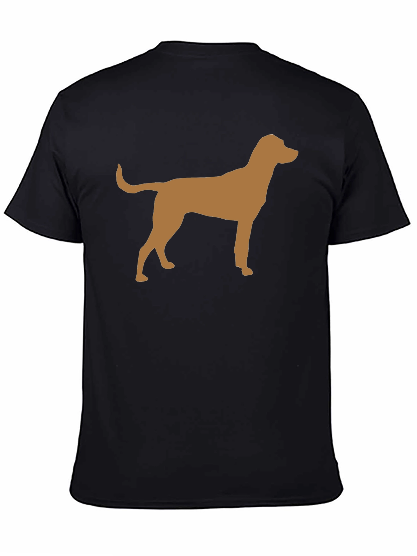 Dog Silhouette Black T-Shirt