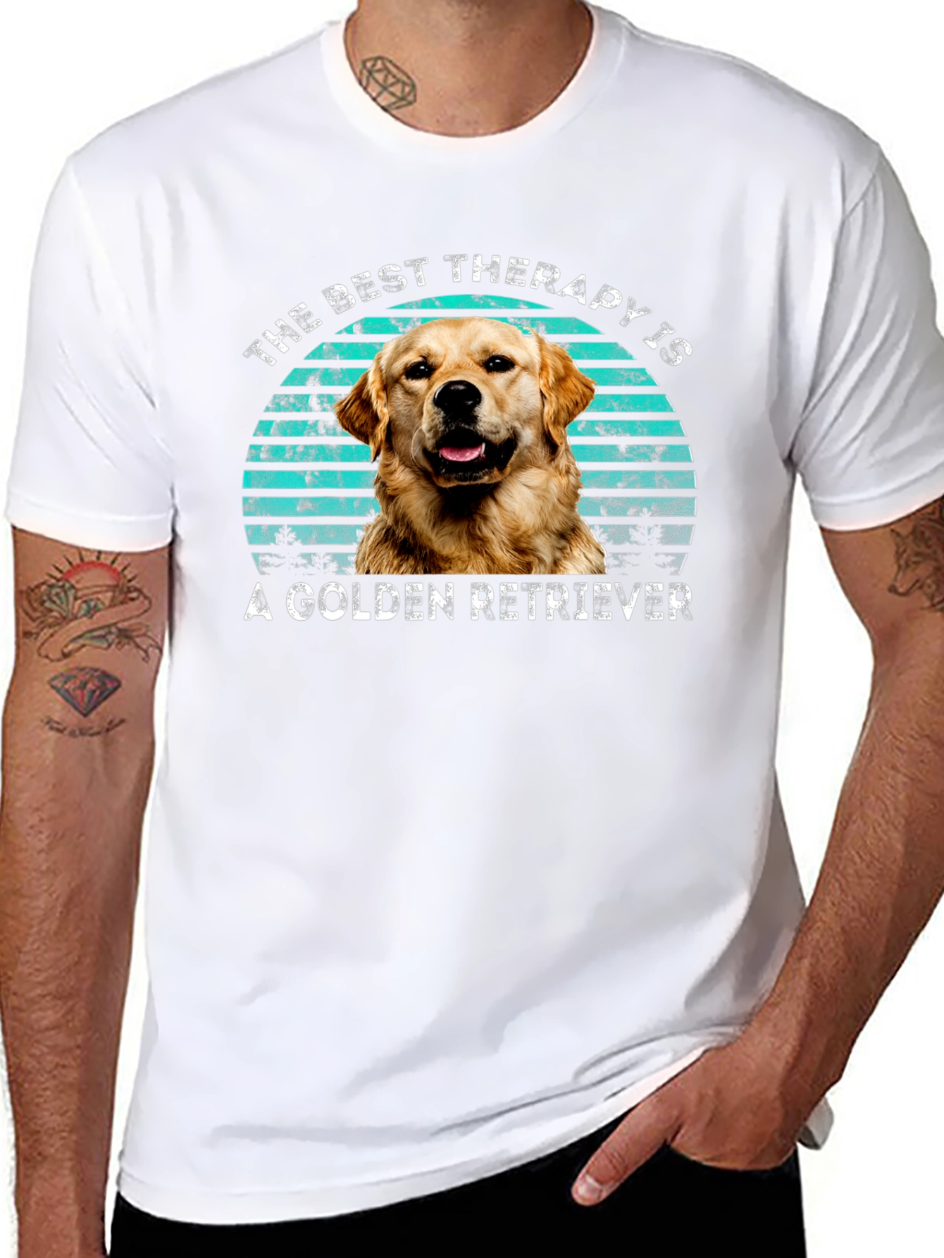 Golden Retriever Therapy T-Shirt
