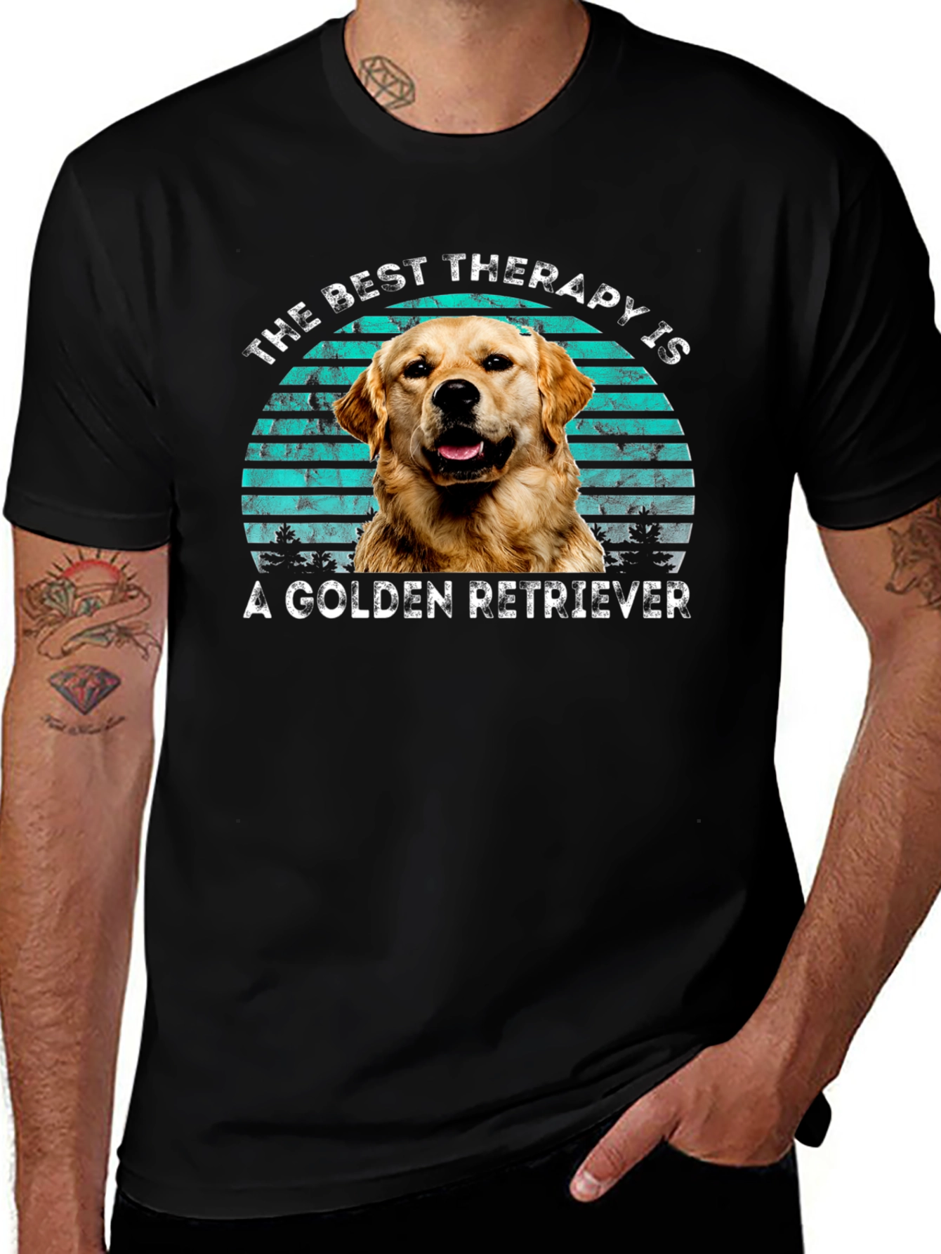 Golden Retriever Therapy T-Shirt