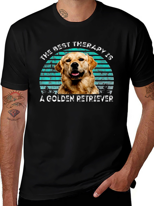 Golden Retriever Therapy T-Shirt