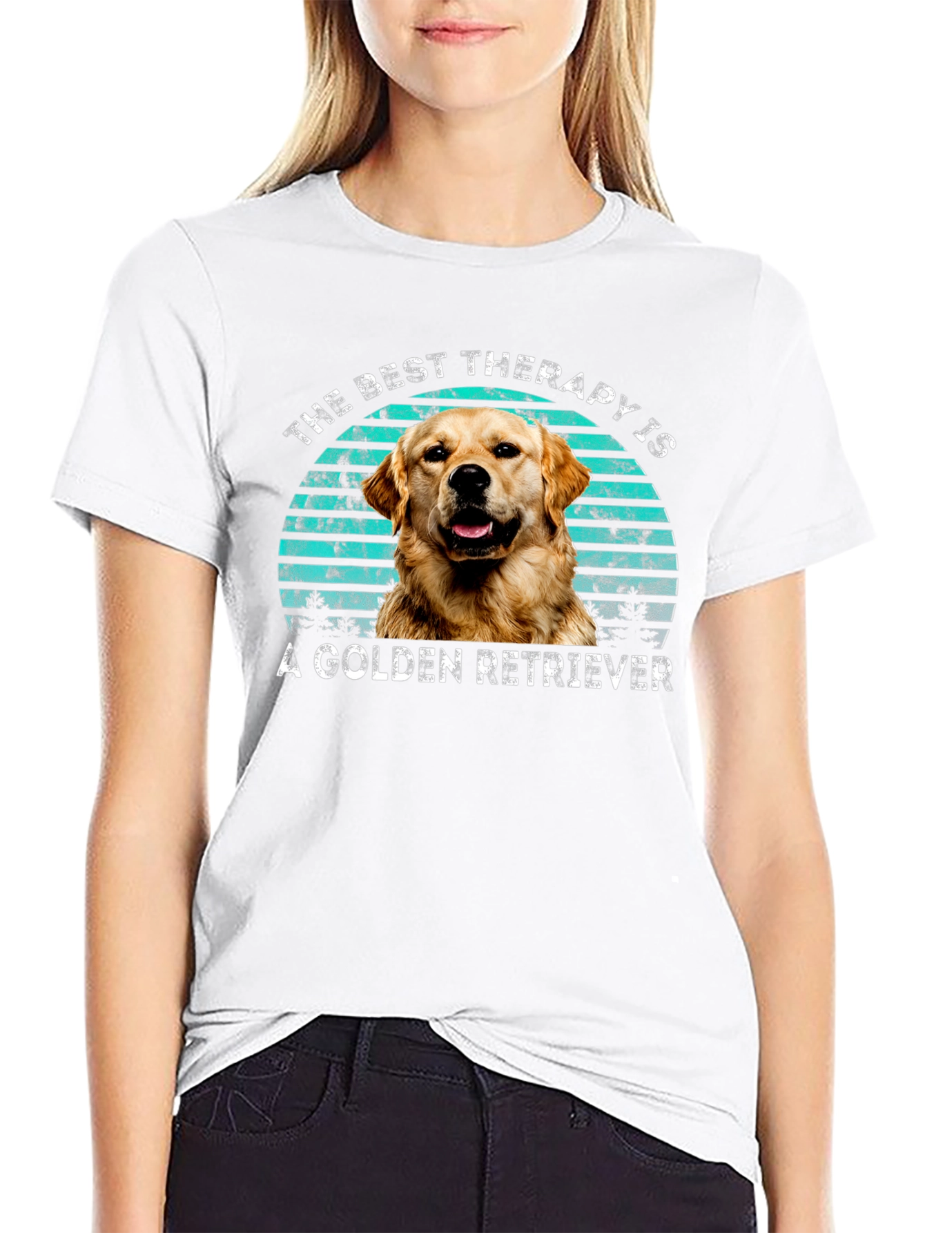 Golden Retriever Therapy T-Shirt