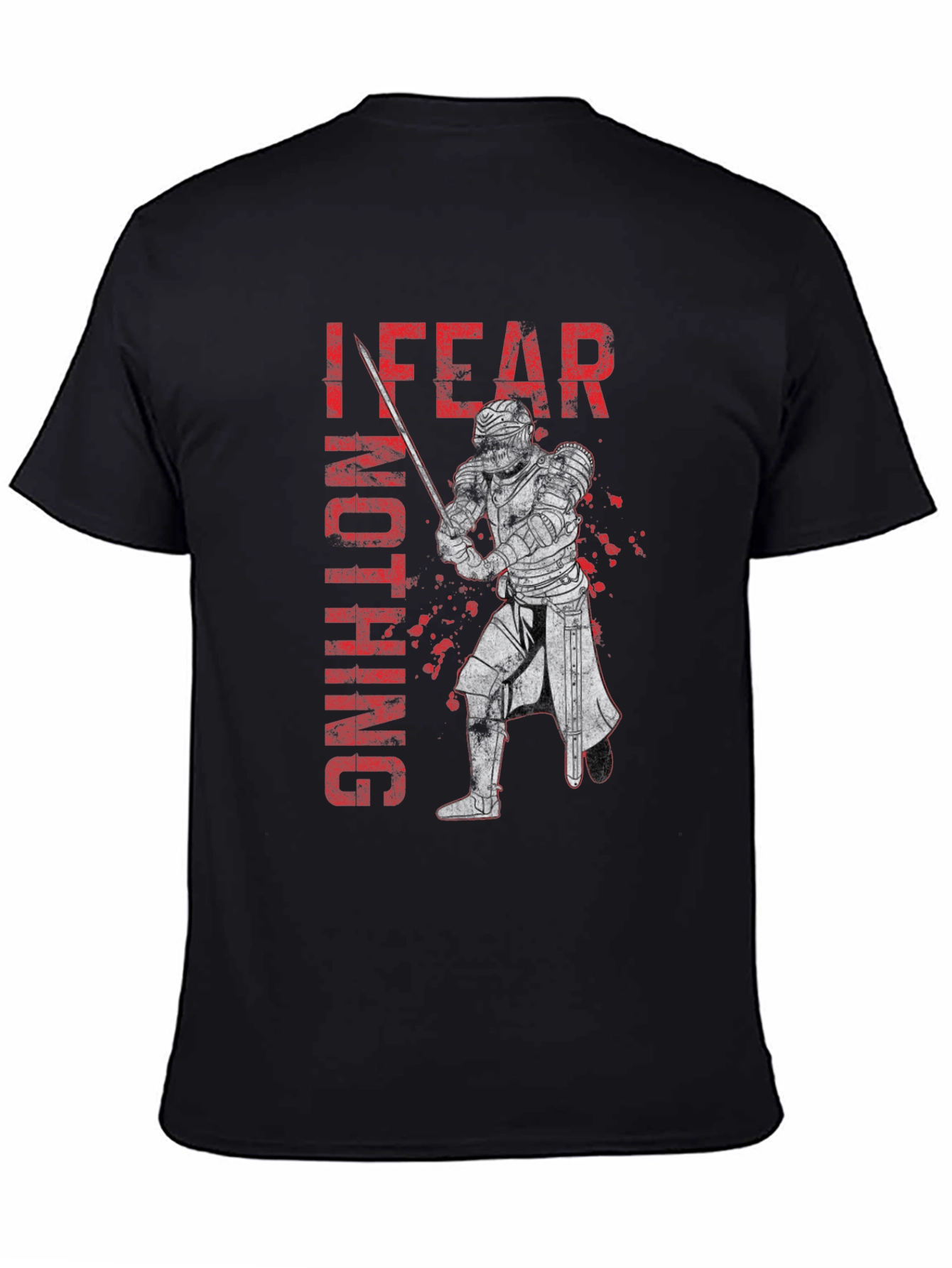 I Fear Nothing Knight T-Shirt - Black
