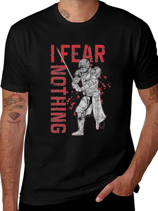 I Fear Nothing Knight T-Shirt - Black