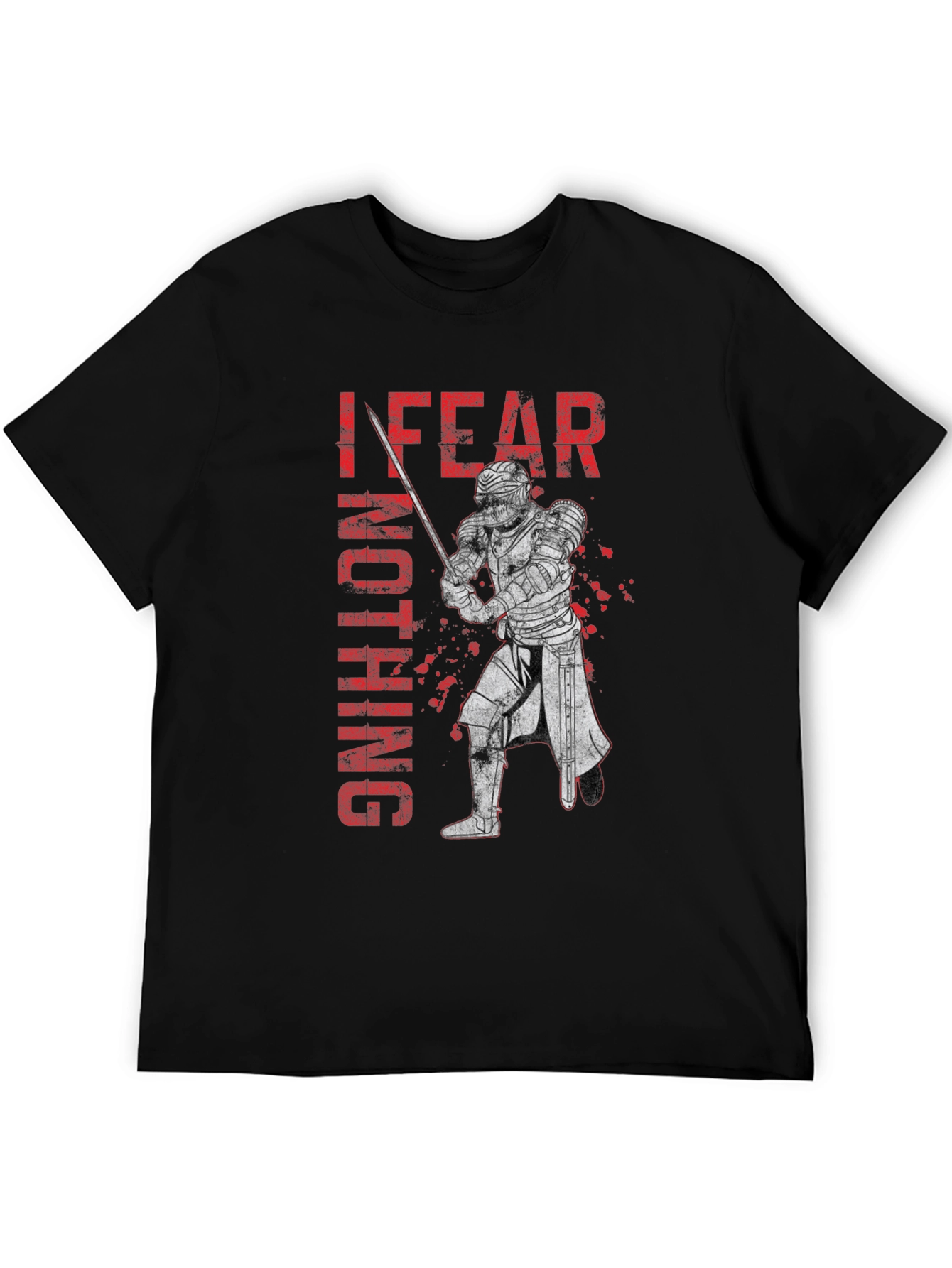 I Fear Nothing Knight T-Shirt - Black