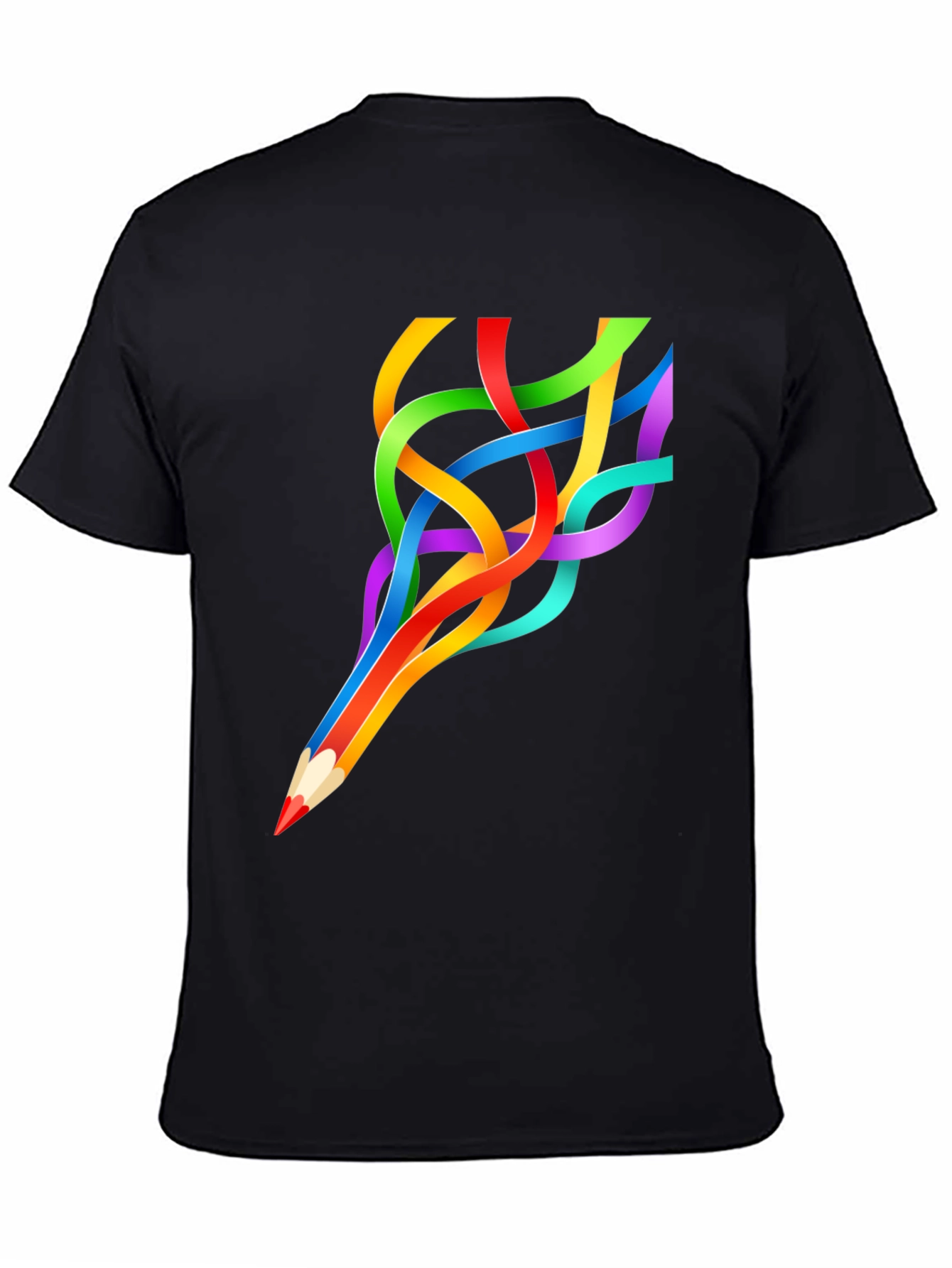 Colorful Pencil Stream T-Shirt