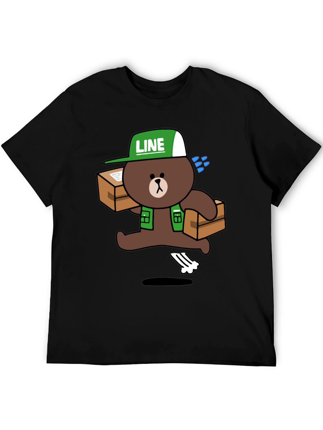 LINE Friends Brown Bear Delivery T-Shirt