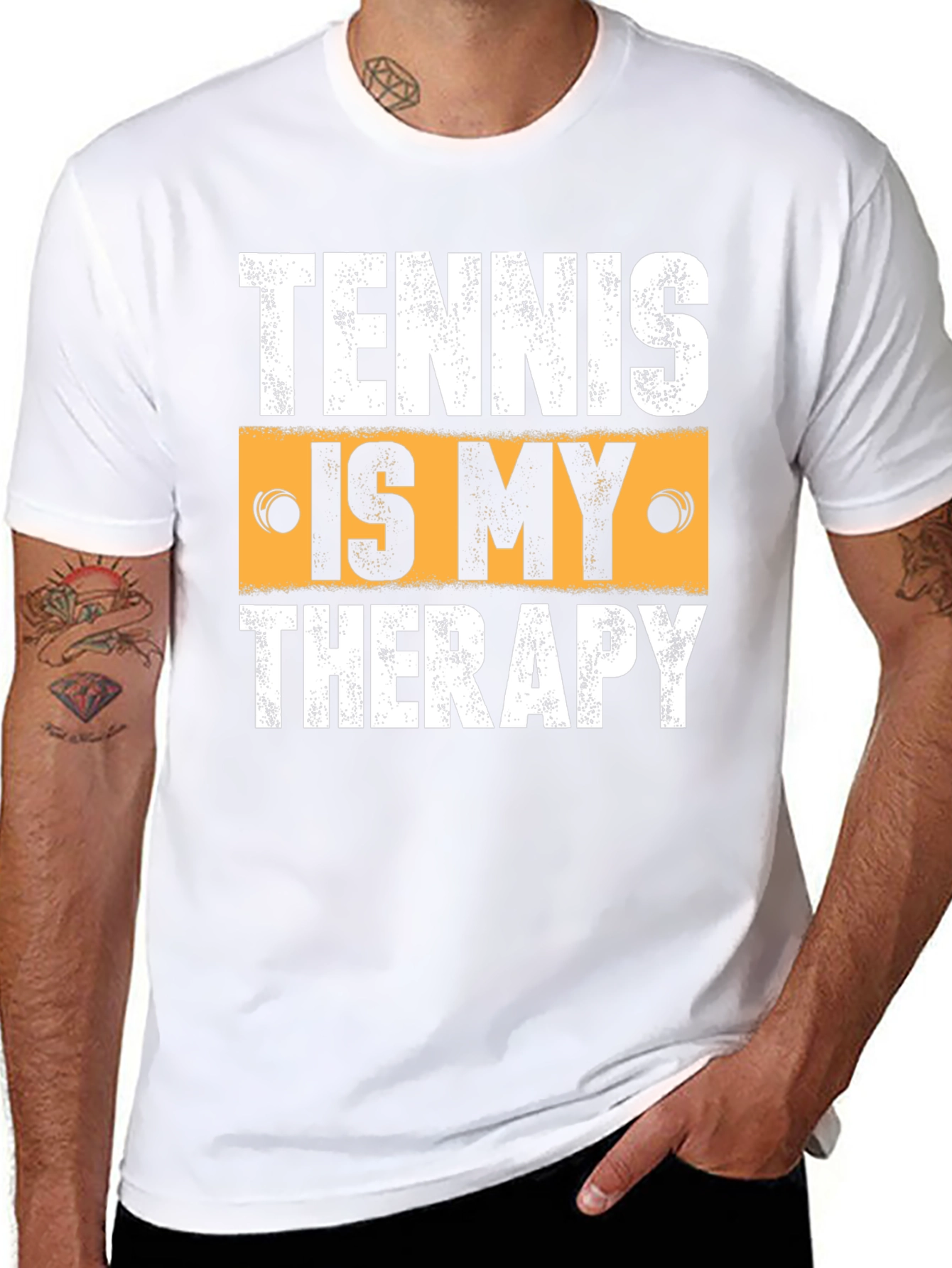 Tennis Is My Therapy Graphic Tee
