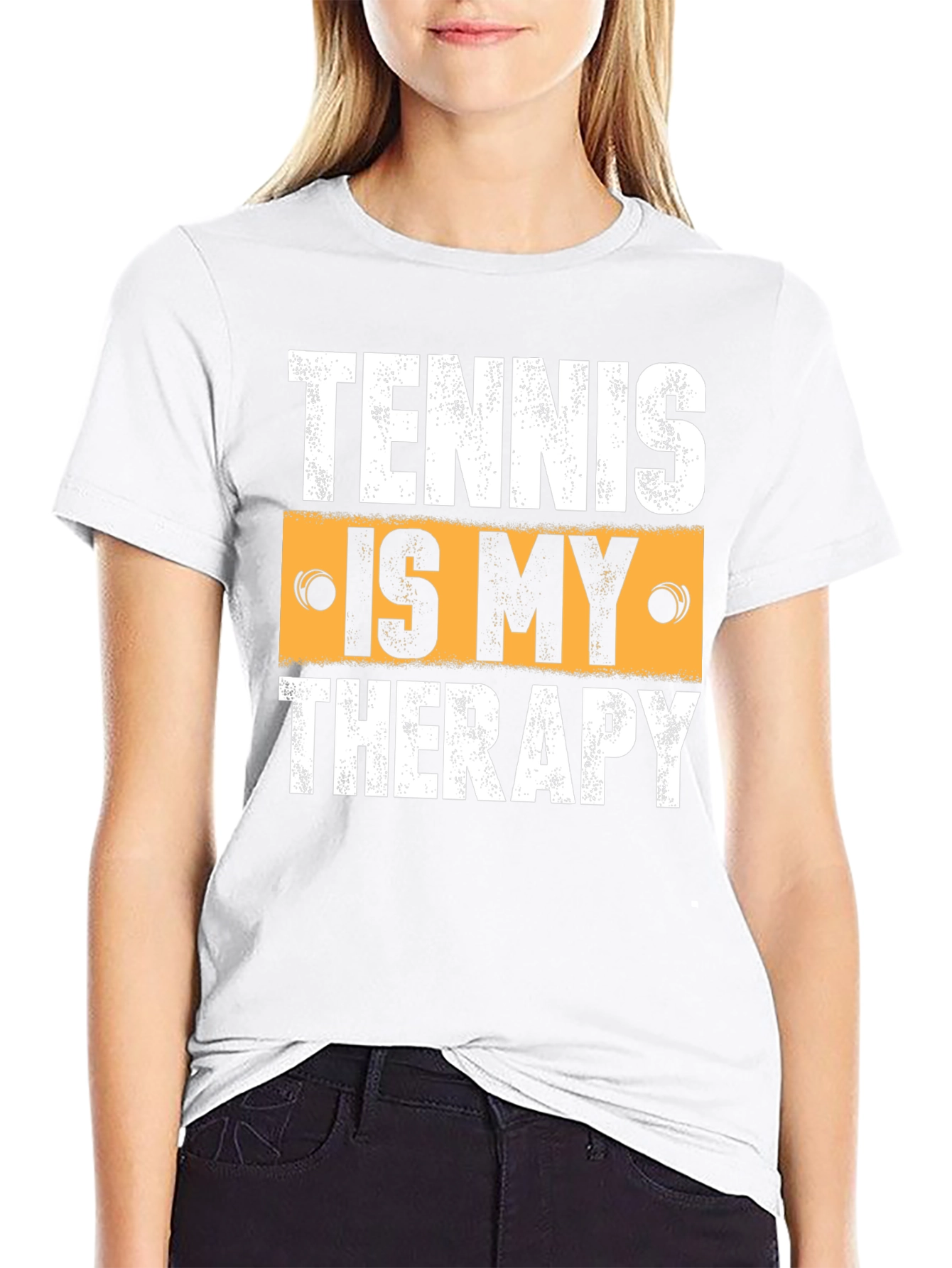 Tennis Is My Therapy Graphic Tee