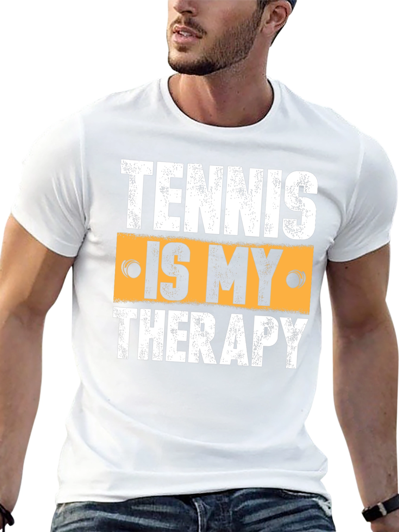 Tennis Is My Therapy Graphic Tee