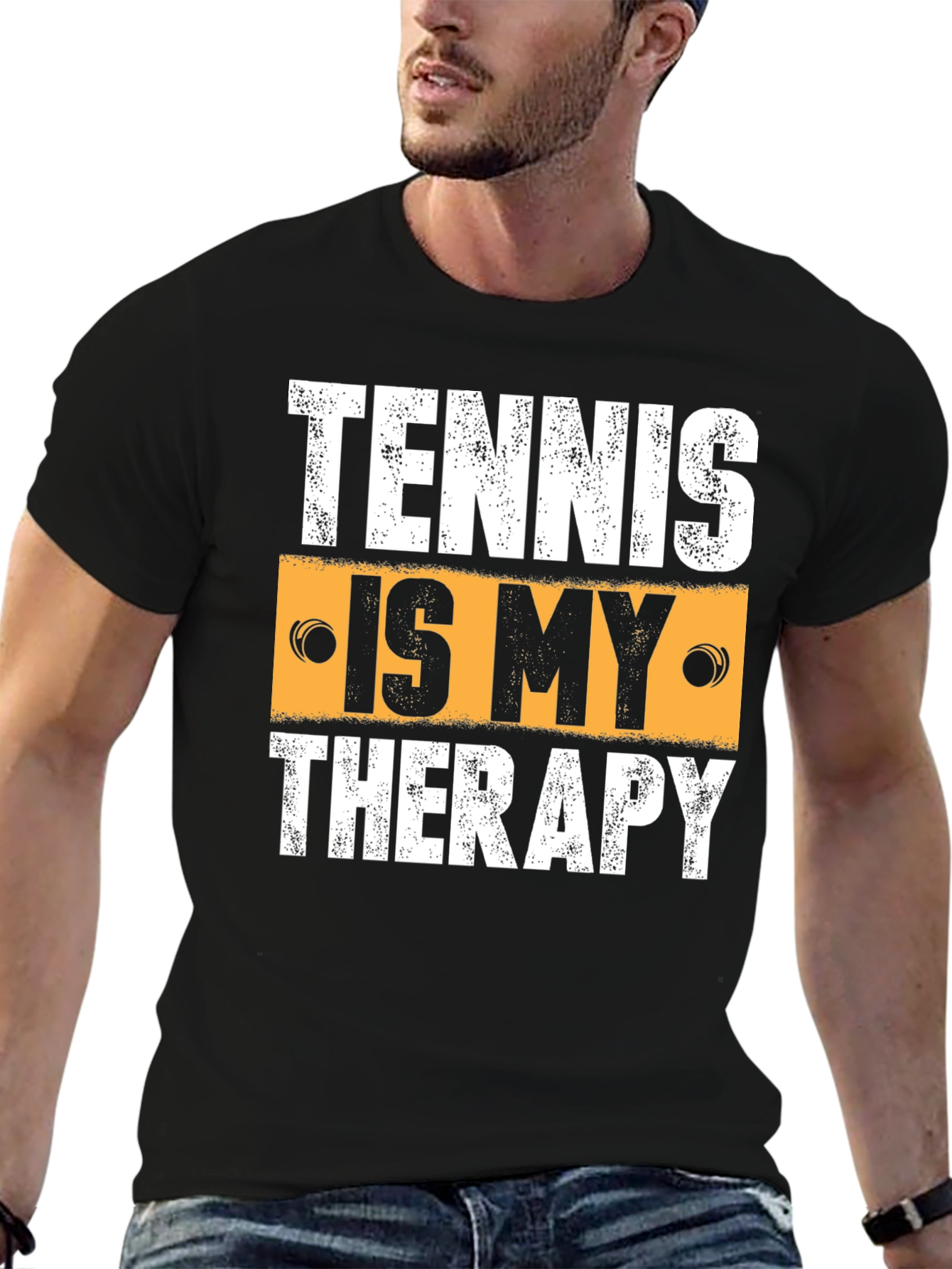 Tennis Is My Therapy Graphic Tee