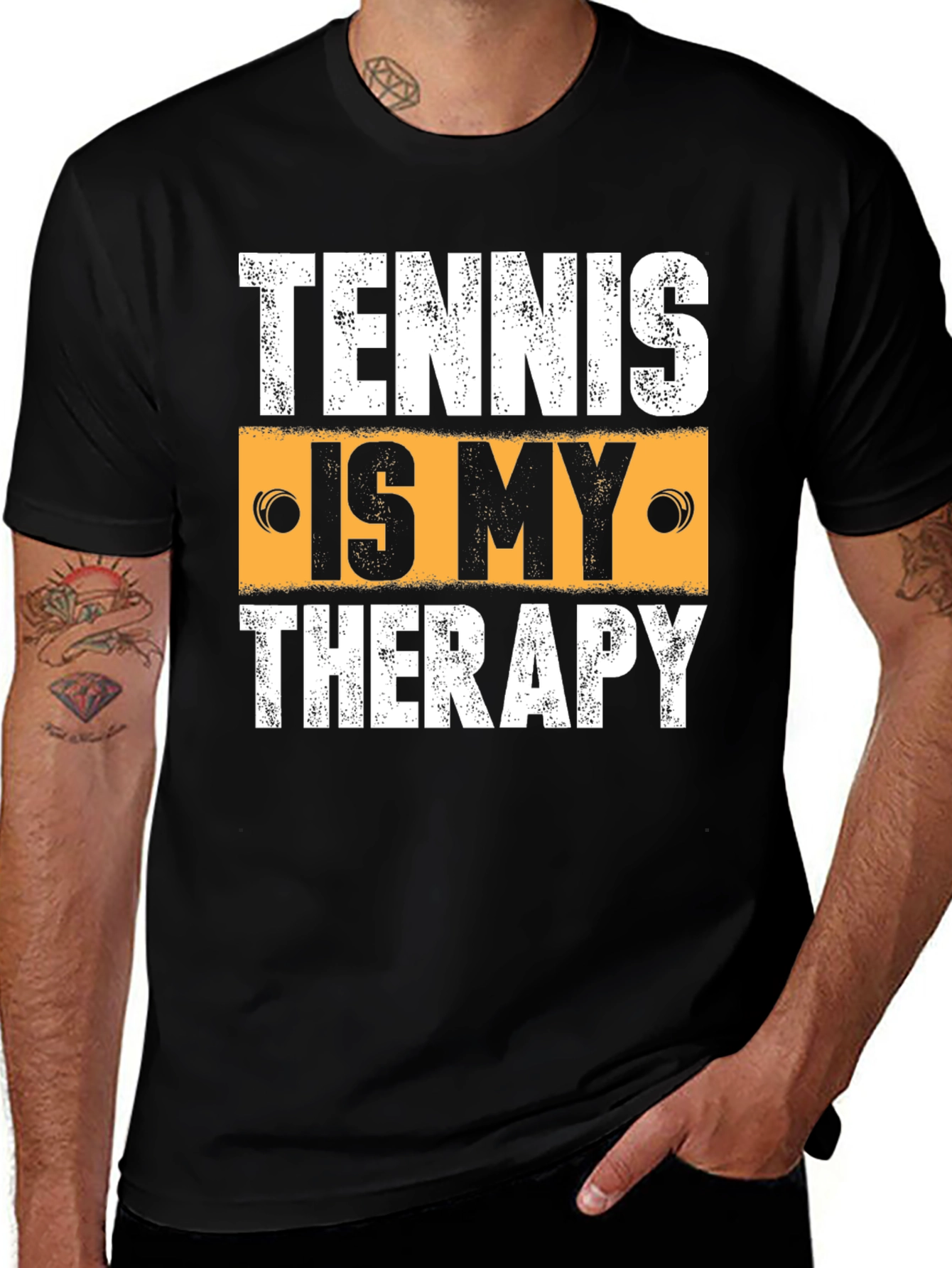 Tennis Is My Therapy Graphic Tee