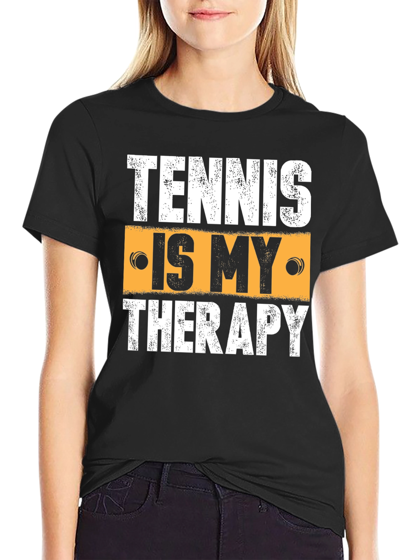 Tennis Is My Therapy Graphic Tee