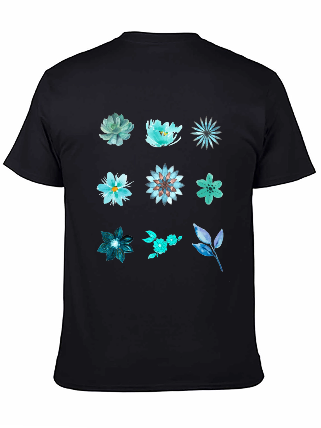 Floral Print Crewneck T-Shirt