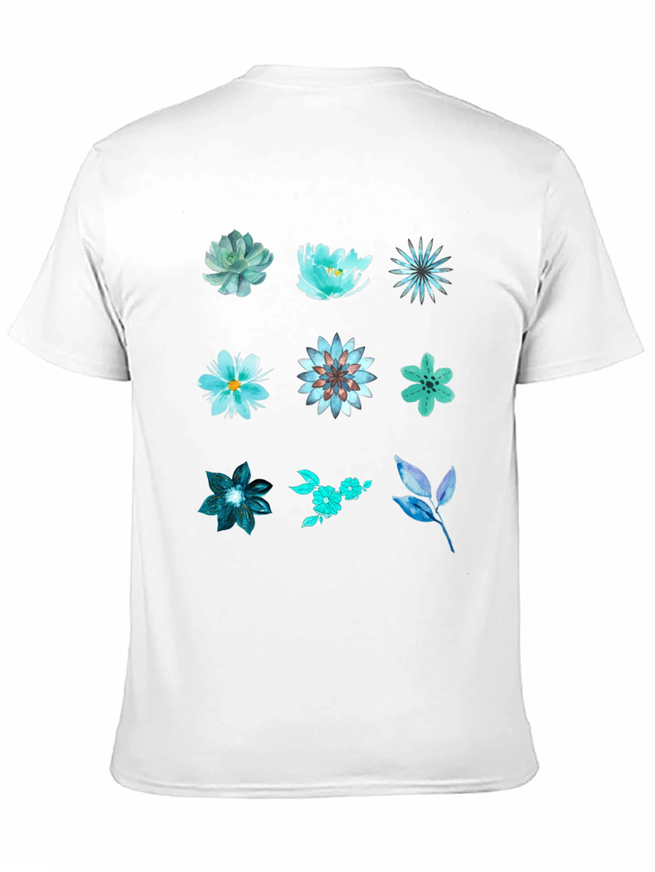 Floral Print Crewneck T-Shirt