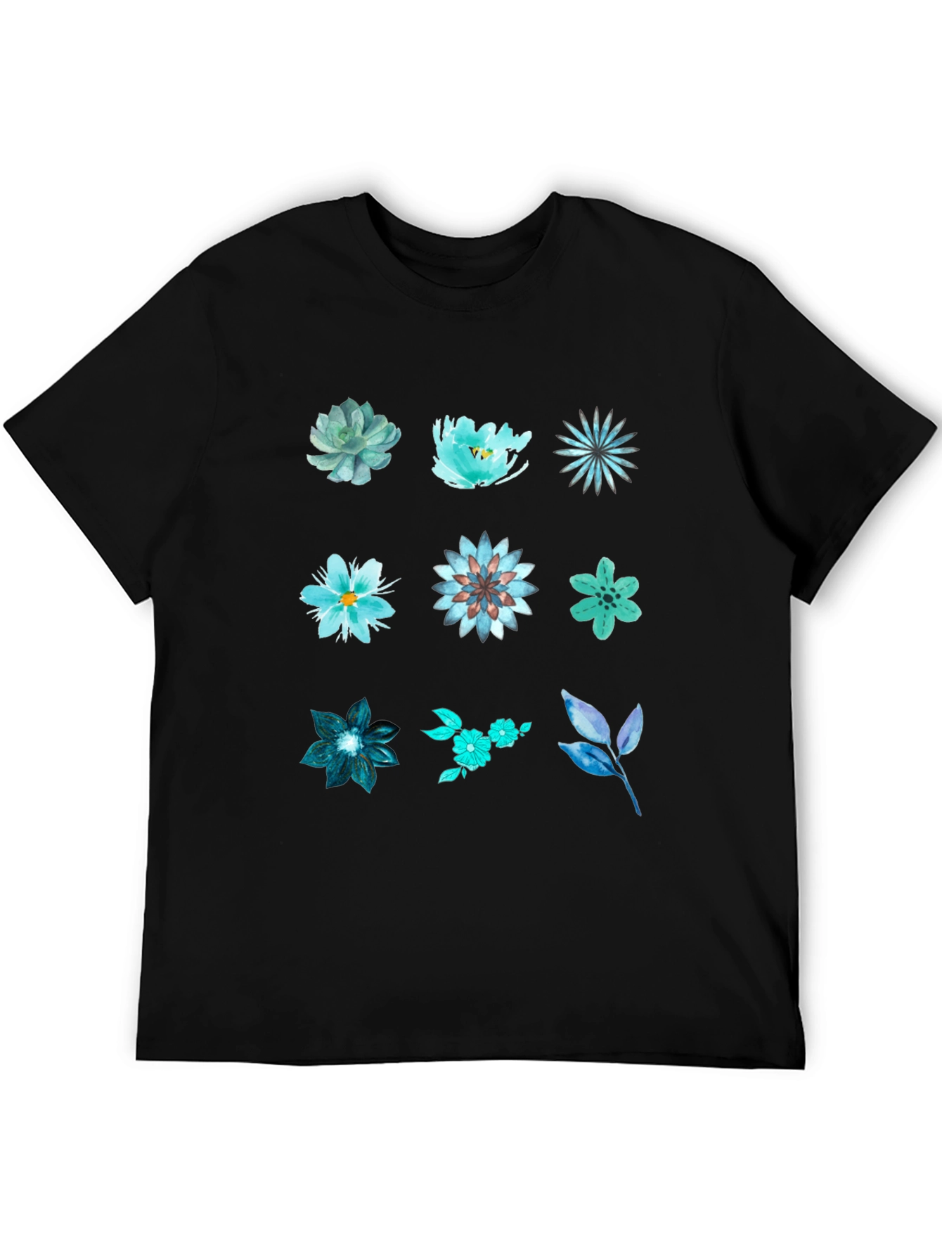 Floral Print Crewneck T-Shirt