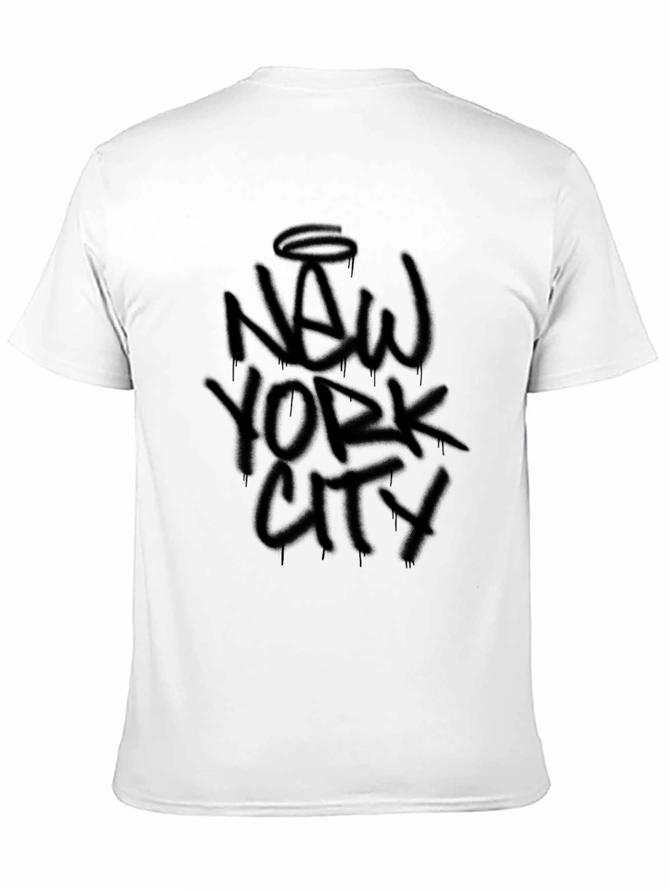 New York City Graffiti Style Black T-Shirt